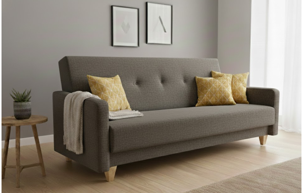 Wersalka Adam soro 97 na sprężynach z funkcją spania i pojemnikiem